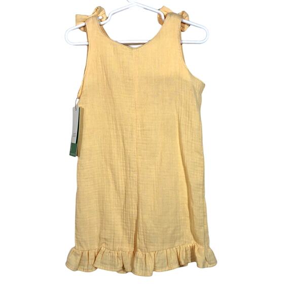 Yellow Modern Moments by Gerber Baby Girl Romper 3T Cotton New Overalls - Picture 5 of 11